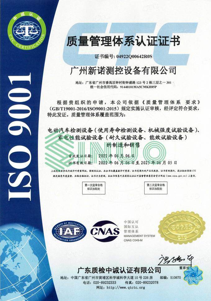 последние новости компании о Sinuo успешно прошло ISO9001: Аттестация 2015 системы управления качеством  1