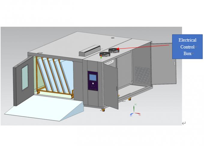 IEC 1251 Камера постоянной температуры и влажности с управлением PLC для испытания солнечных панелей 4