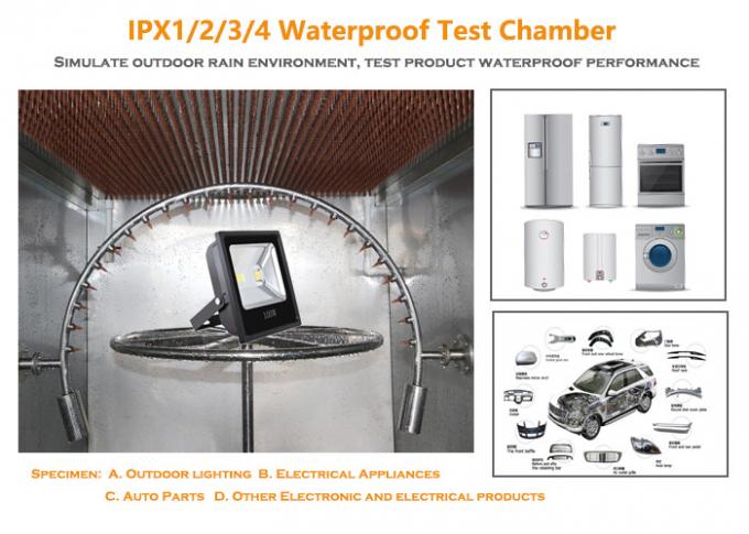 ³ оборудования для испытаний ИПС1~ИПС4 1м входа воды ИЭК 60529, делает камеру водостойким теста 3