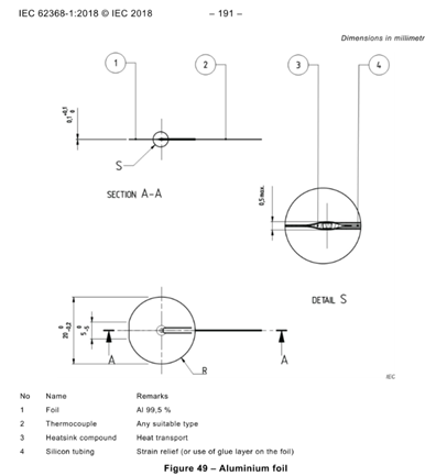 Диаграмма 47 диаграмма 48 диаграмма 49 стальная алюминиевая алюминиевая фольга статьи 9.6.2 IEC 62368-1 диска 2