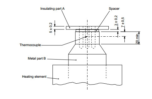 Прибор IEC60884-1 для испытывать к анормалной жаре изолируя рукавов штырей штепсельной вилки 1