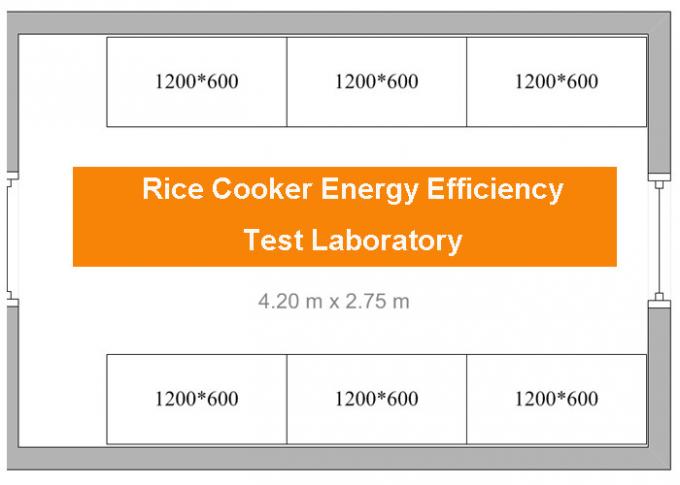 Электрические Суды по проверке лаборатории 2 выхода по энергии плитаов риса 6 черных углов 1