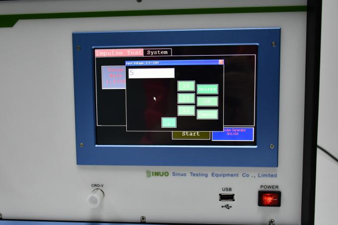 Испытательное оборудование генератора напряжения тока импульса статьи 7 IEC 61180-1 2